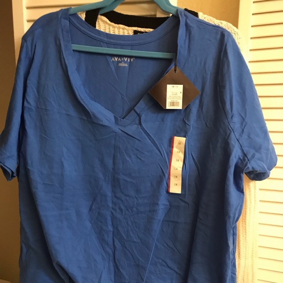 Ava & Viv Tops - Blue t-shirt
